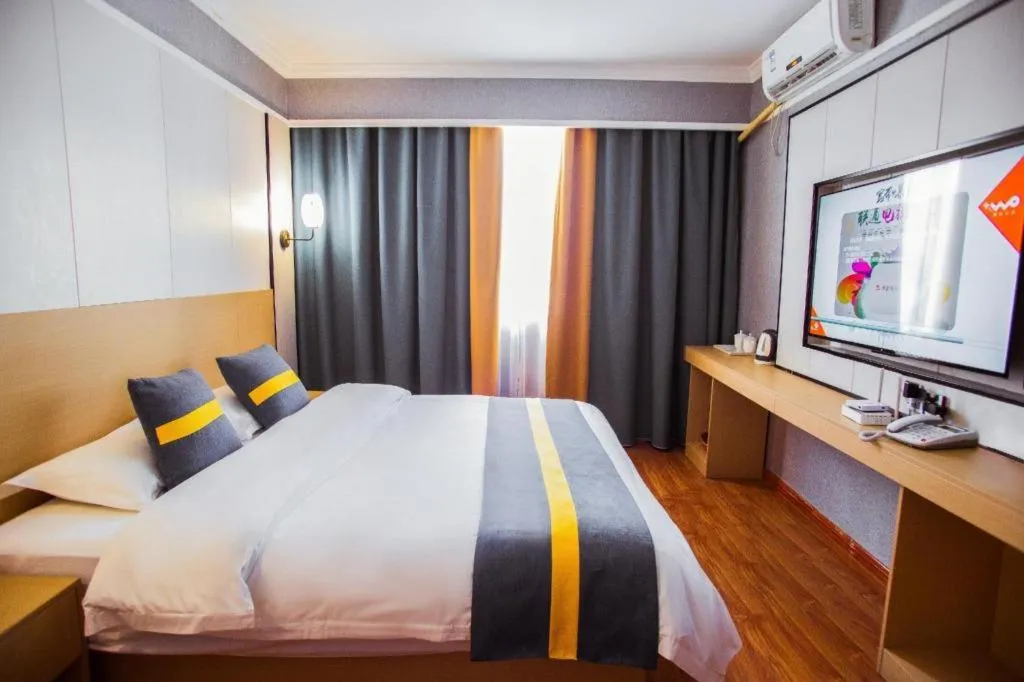 Bed in Jintone Hotel Beiliu Yongan Branch