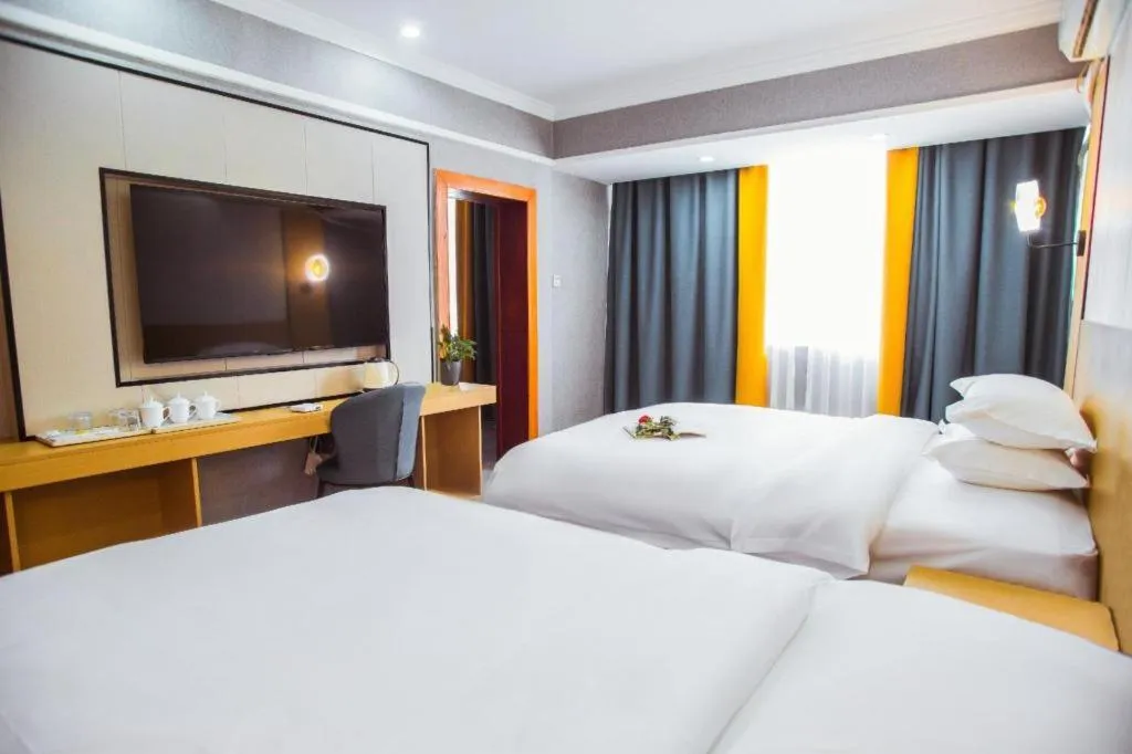 Bed in Jintone Hotel Beiliu Yongan Branch
