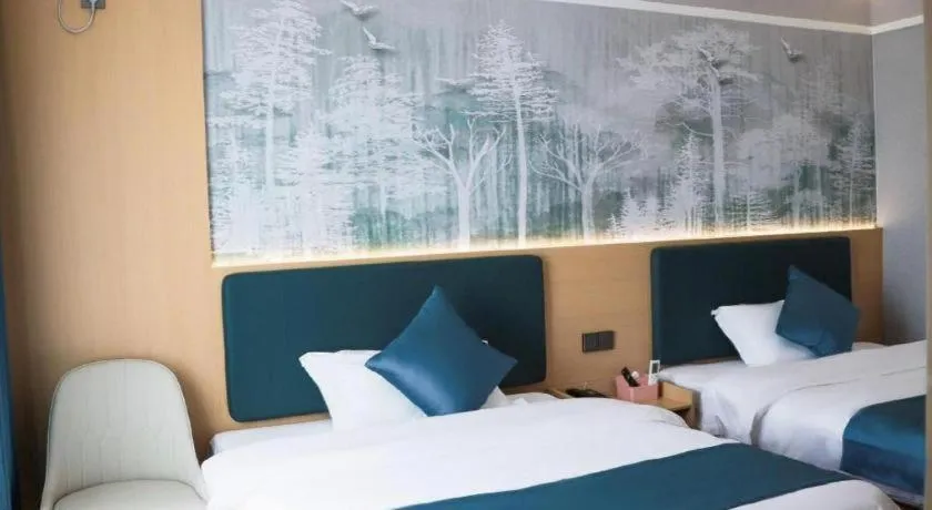 Bed in Jintone Hotel Beiliu Yongan Branch