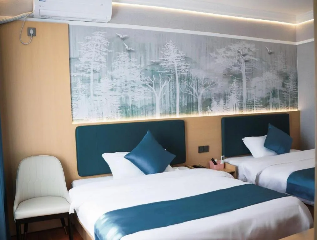 Bed in Jintone Hotel Beiliu Yongan Branch