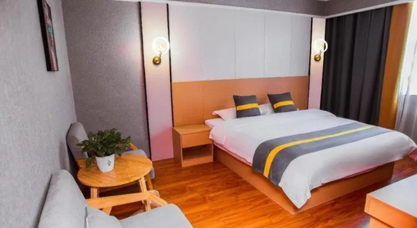 Bed in Jintone Hotel Beiliu Yongan Branch