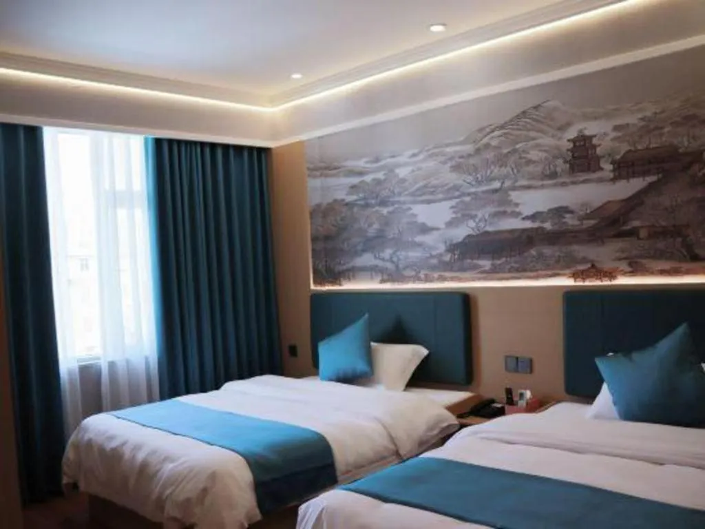 Bed in Jintone Hotel Beiliu Yongan Branch
