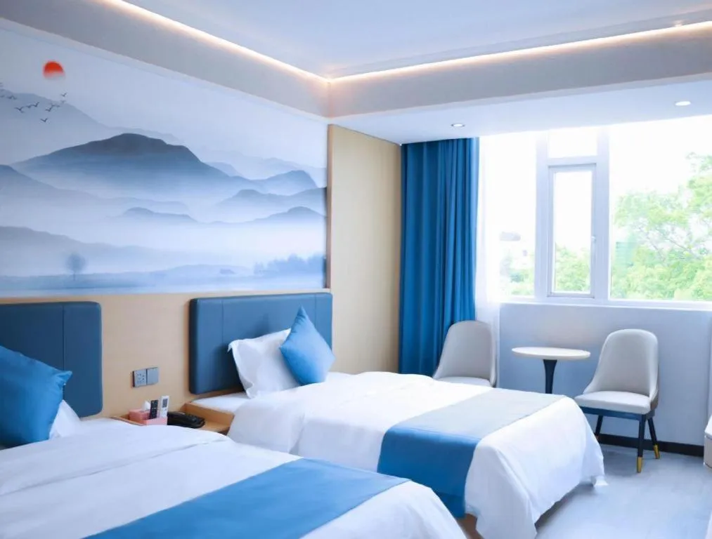 Bed in Jintone Hotel Beiliu Yongan Branch
