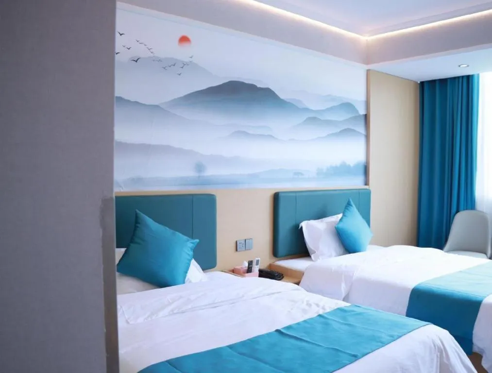 Bed in Jintone Hotel Beiliu Yongan Branch