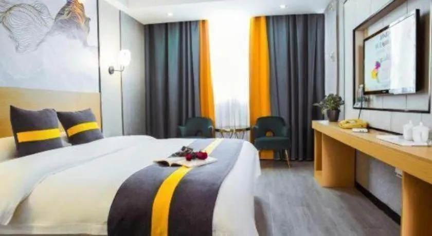 Bed in Jintone Hotel Beiliu Yongan Branch