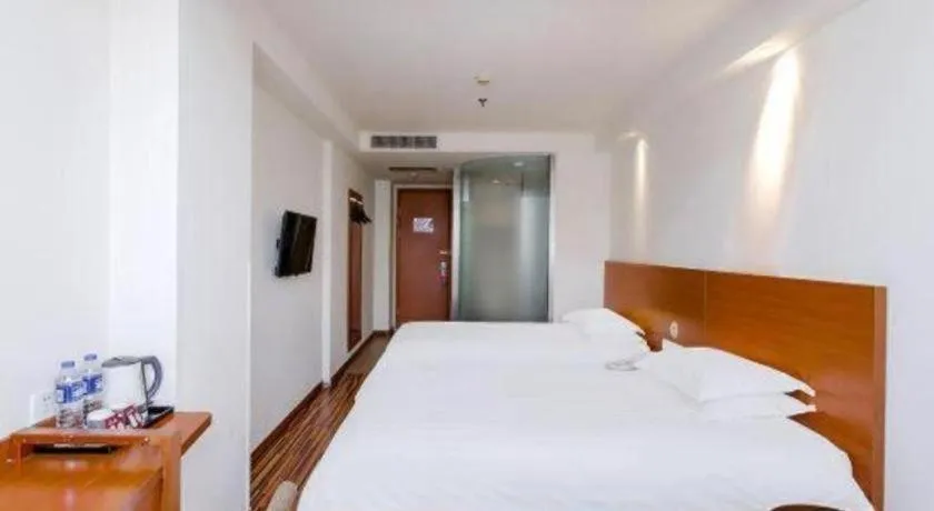 Bed in Jinjiang Inn Style Taiyuan South Inner Ring North Campus Finance and Economics University