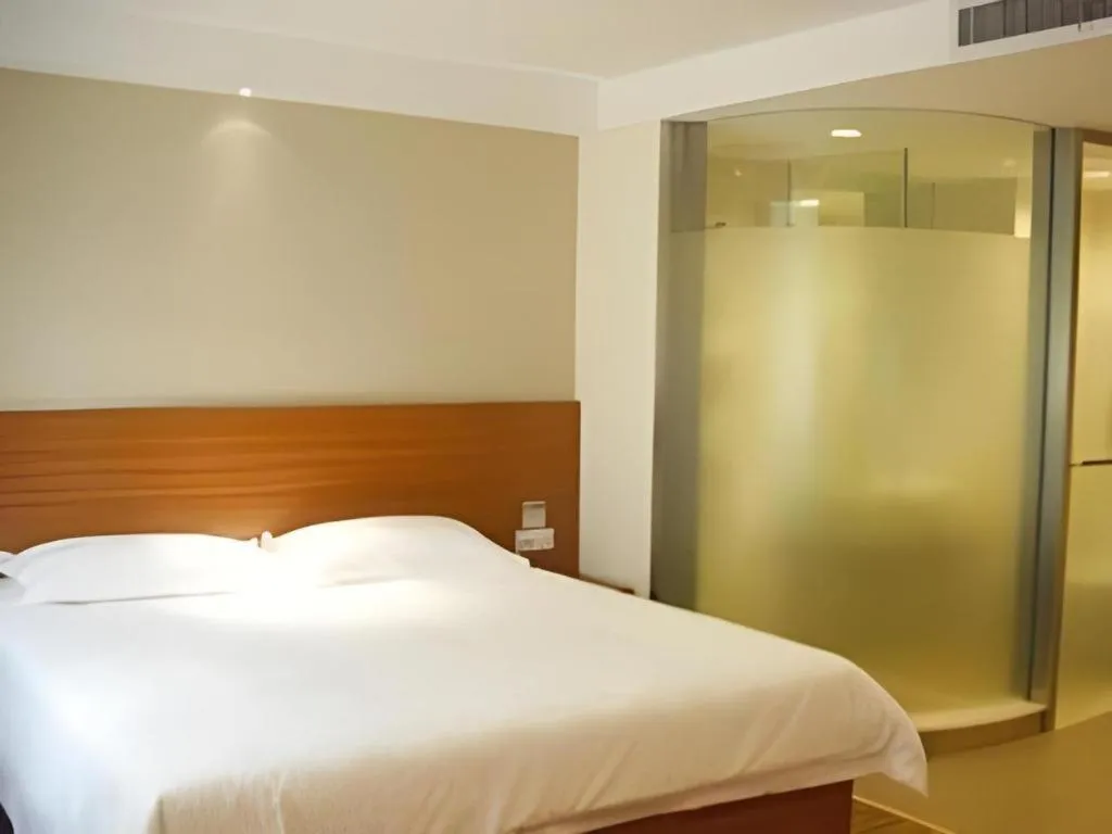 Bed in Jinjiang Inn Style Taiyuan South Inner Ring North Campus Finance and Economics University