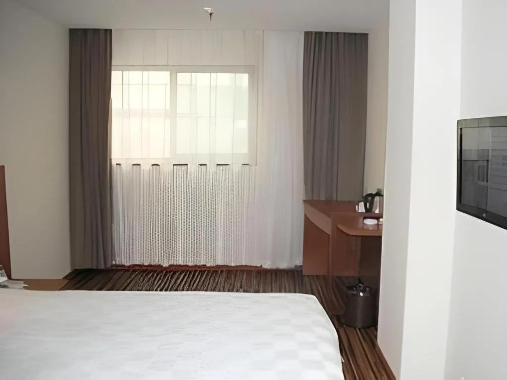 Bed in Jinjiang Inn Style Taiyuan South Inner Ring North Campus Finance and Economics University