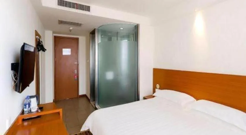 Bed in Jinjiang Inn Style Taiyuan South Inner Ring North Campus Finance and Economics University