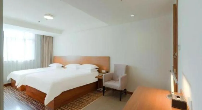 Bed in Jinjiang Inn Style Taiyuan South Inner Ring North Campus Finance and Economics University