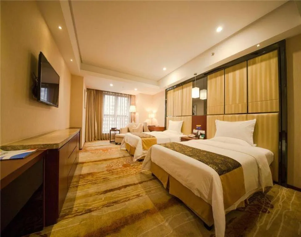 Bed in Chengdu Antai Century Hotel