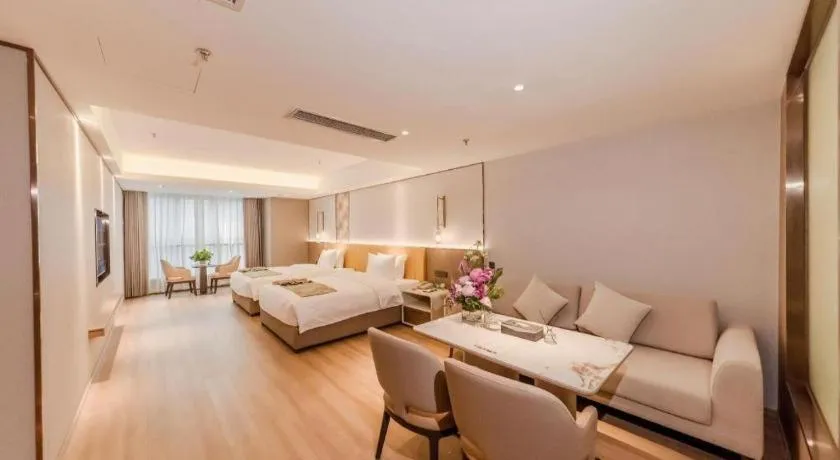 Bed in Chengdu Antai Century Hotel