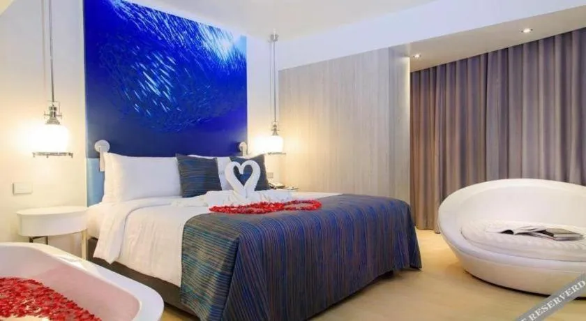 Bed in Grand Scenaria Hotel