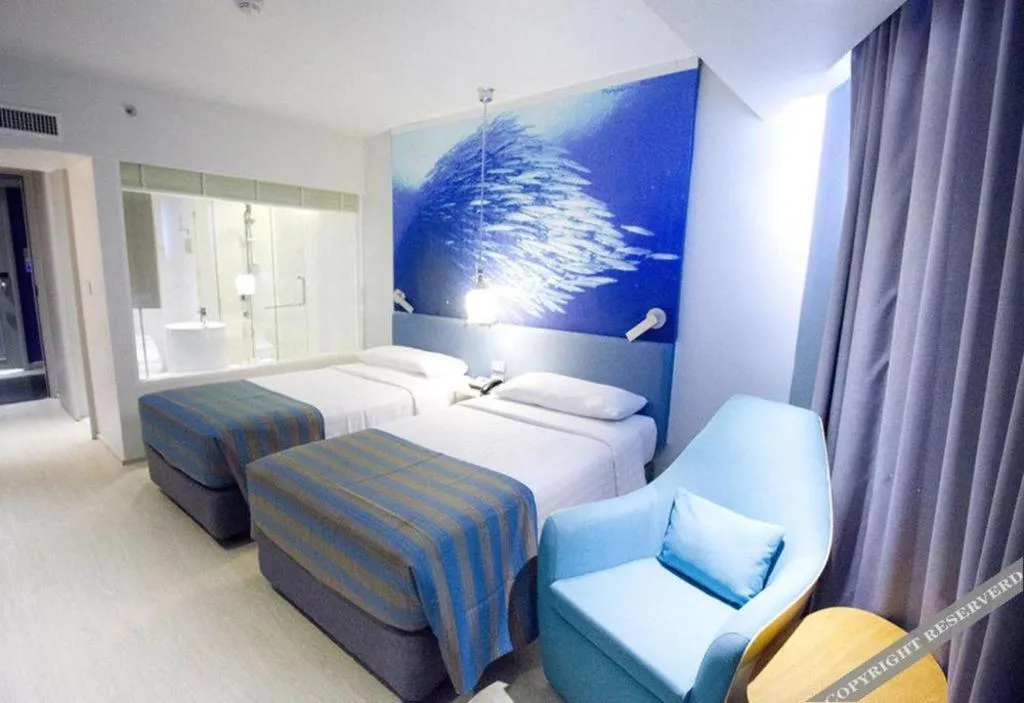 Bed in Grand Scenaria Hotel