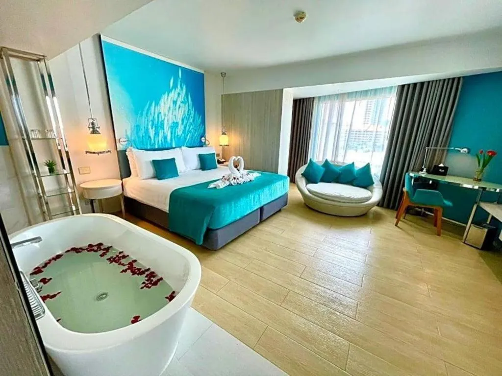 Bed in Grand Scenaria Hotel