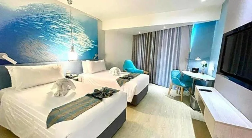 Bed in Grand Scenaria Hotel