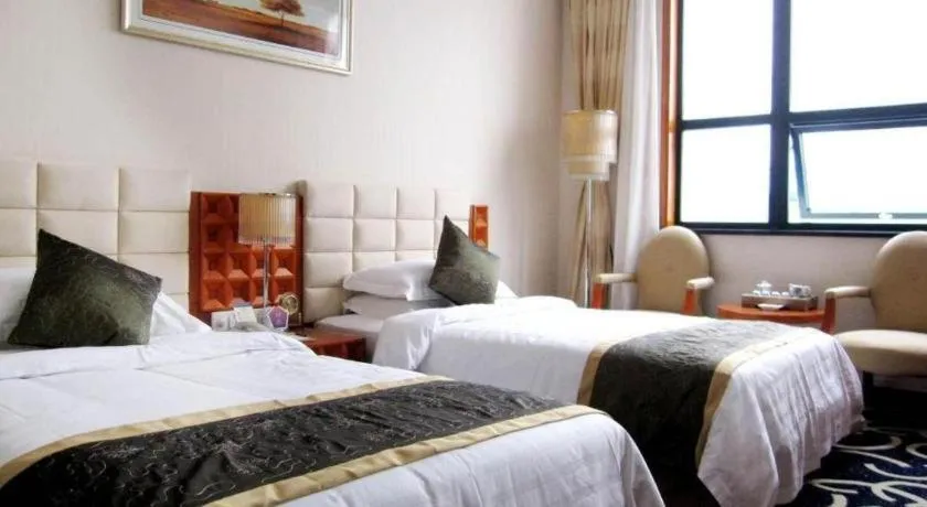 Bed in Pingdingshan Feixing Crowne Plaza Hotel