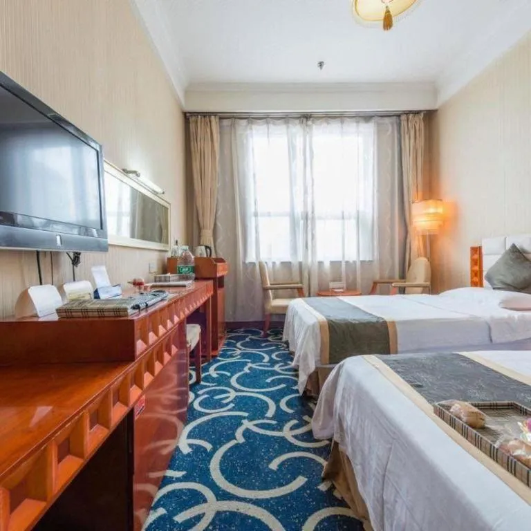 Bed in Pingdingshan Feixing Crowne Plaza Hotel