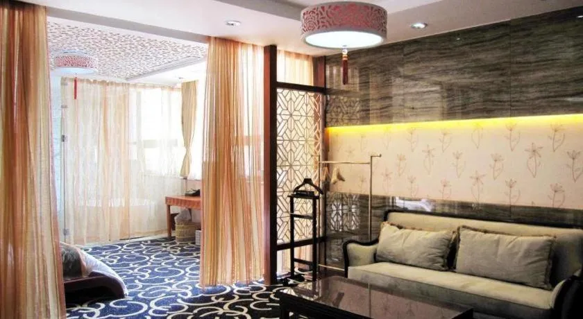 Bed in Pingdingshan Feixing Crowne Plaza Hotel