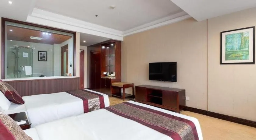 Bed in Wuhan Yamao Hengsheng Hotel