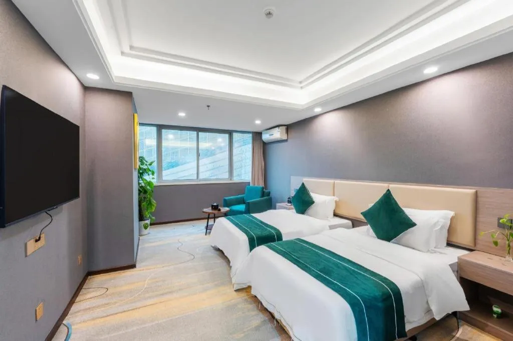 Bed in Wuhan Yamao Hengsheng Hotel