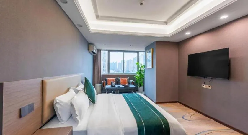 Bed in Wuhan Yamao Hengsheng Hotel