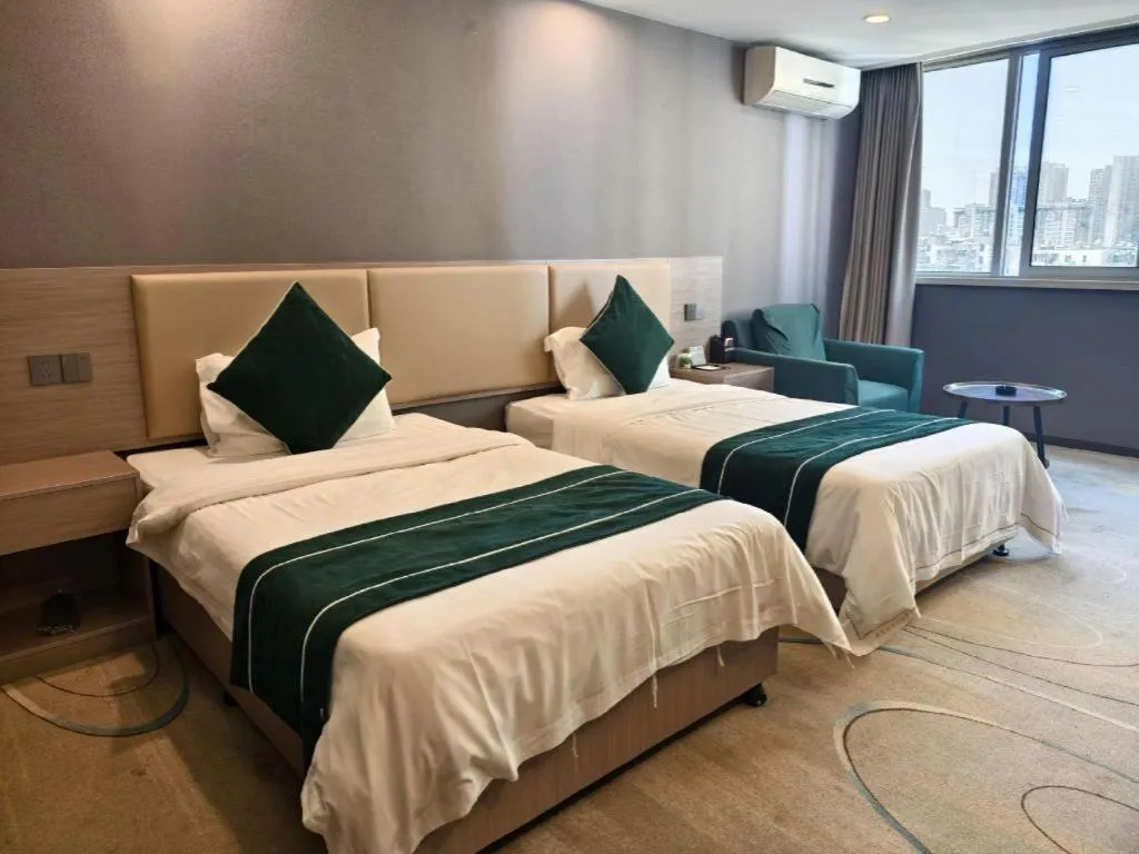 Bed in Wuhan Yamao Hengsheng Hotel