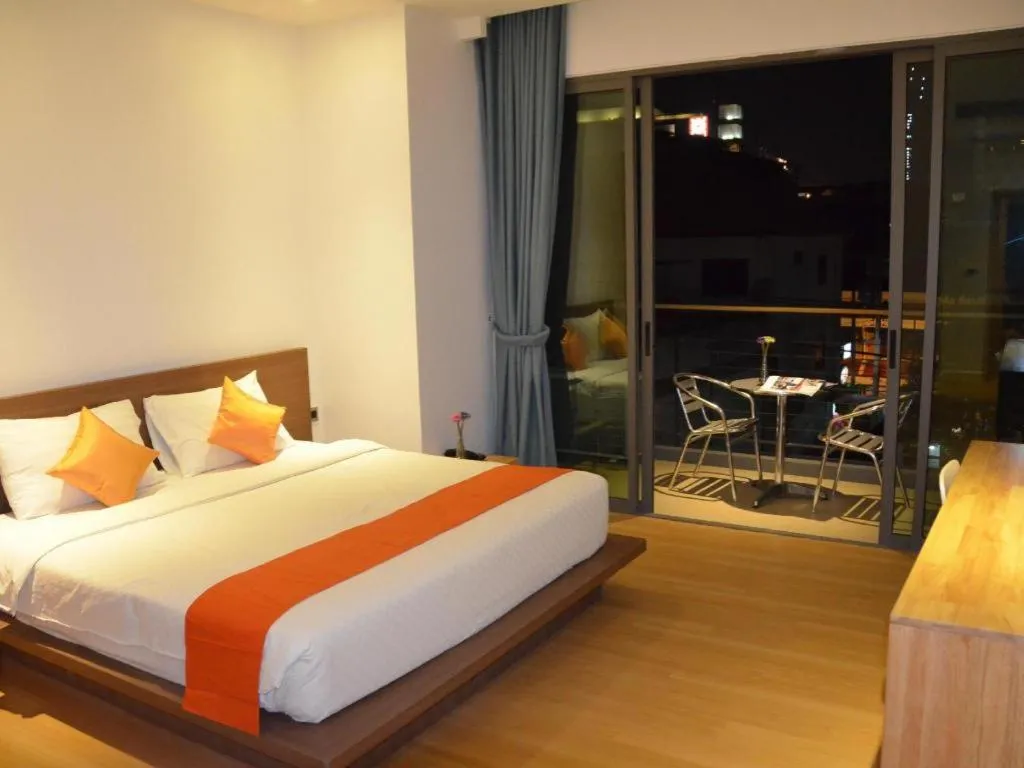 Bed in The Scenery City Hotel