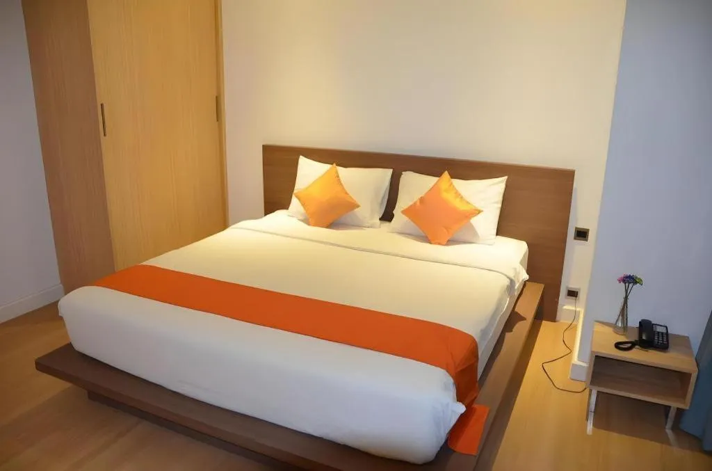 Bed in The Scenery City Hotel