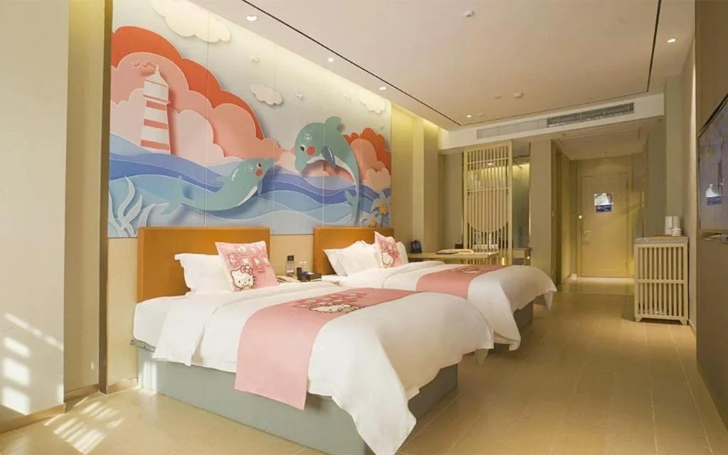 Bed in Quanzhou Binhai Hotel