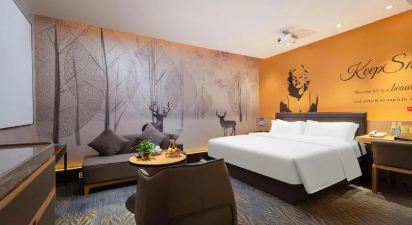 Bed in Quanzhou Binhai Hotel