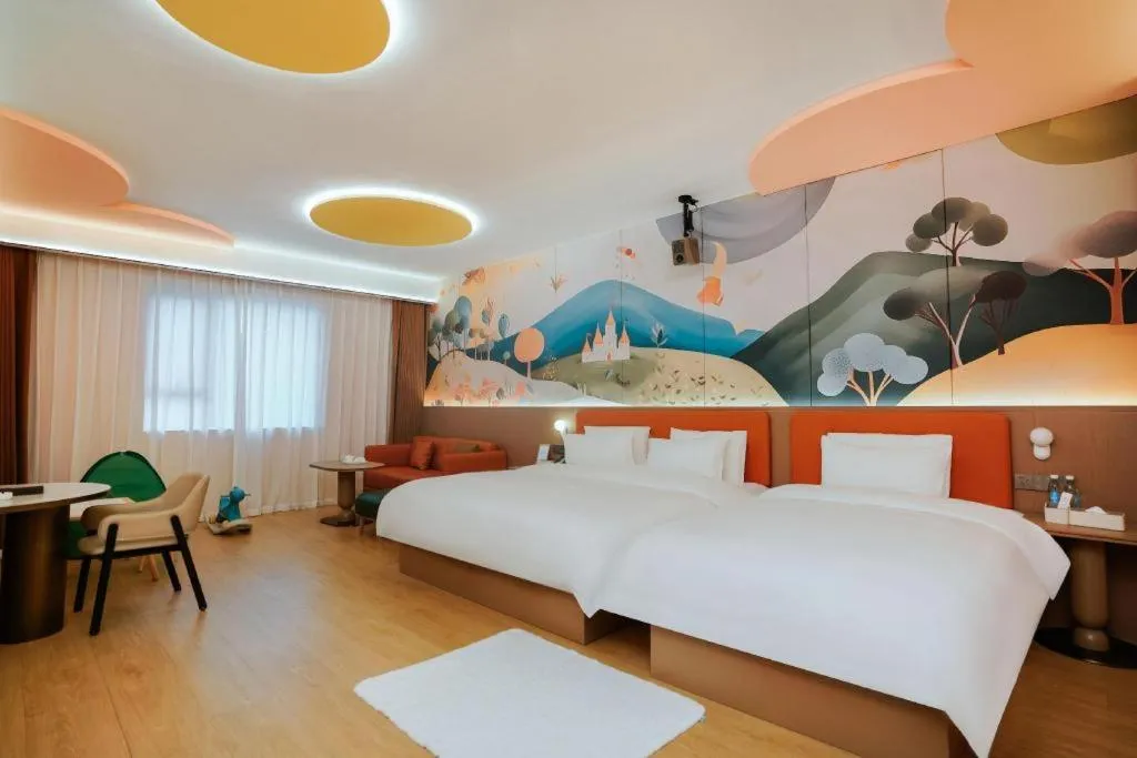 Bed in Quanzhou Binhai Hotel