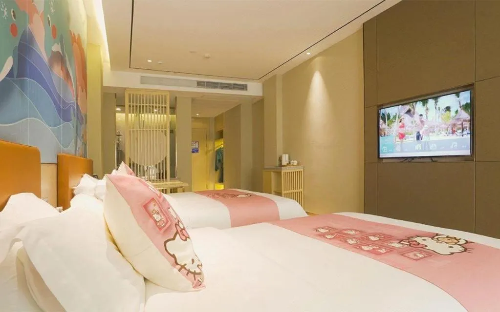 Bed in Quanzhou Binhai Hotel