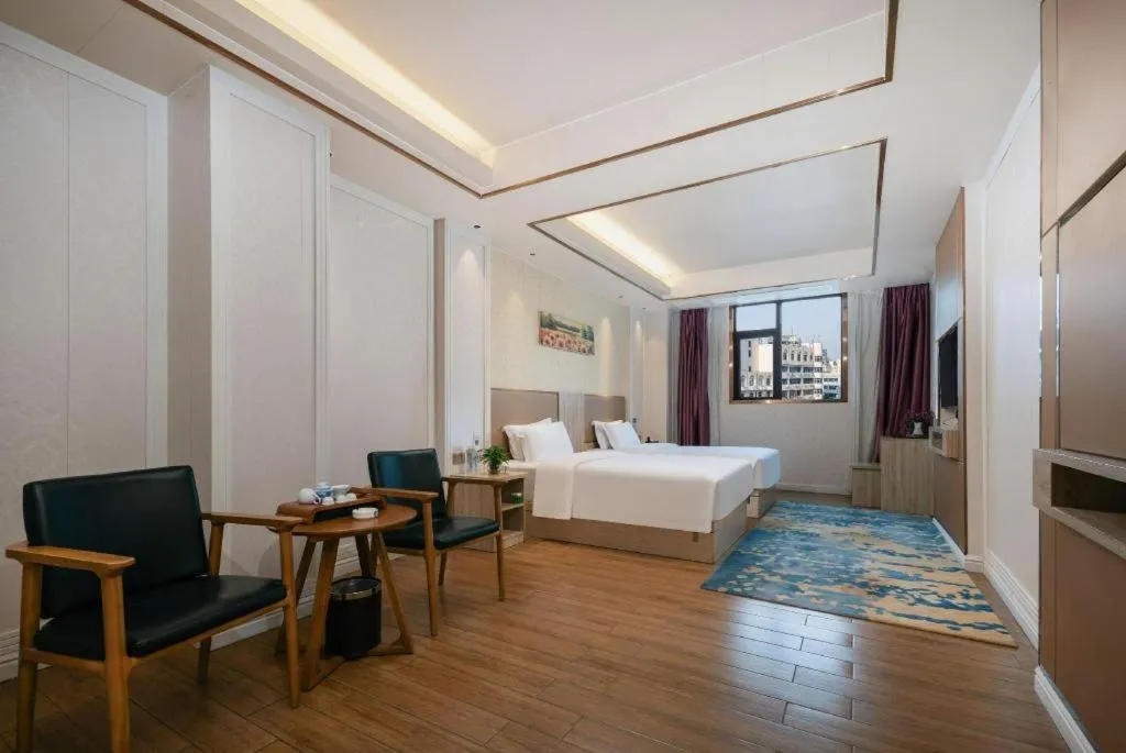 Bed in Quanzhou Binhai Hotel