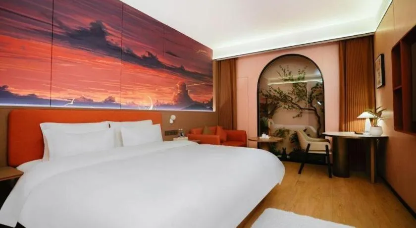 Bed in Quanzhou Binhai Hotel