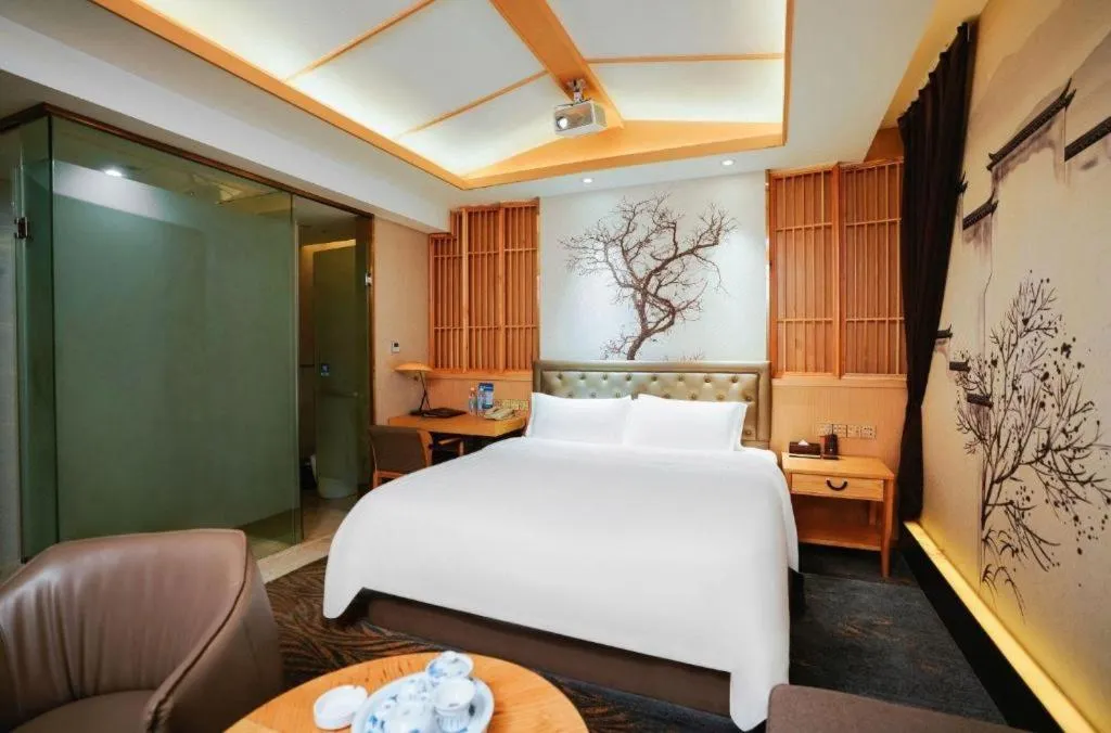 Bed in Quanzhou Binhai Hotel