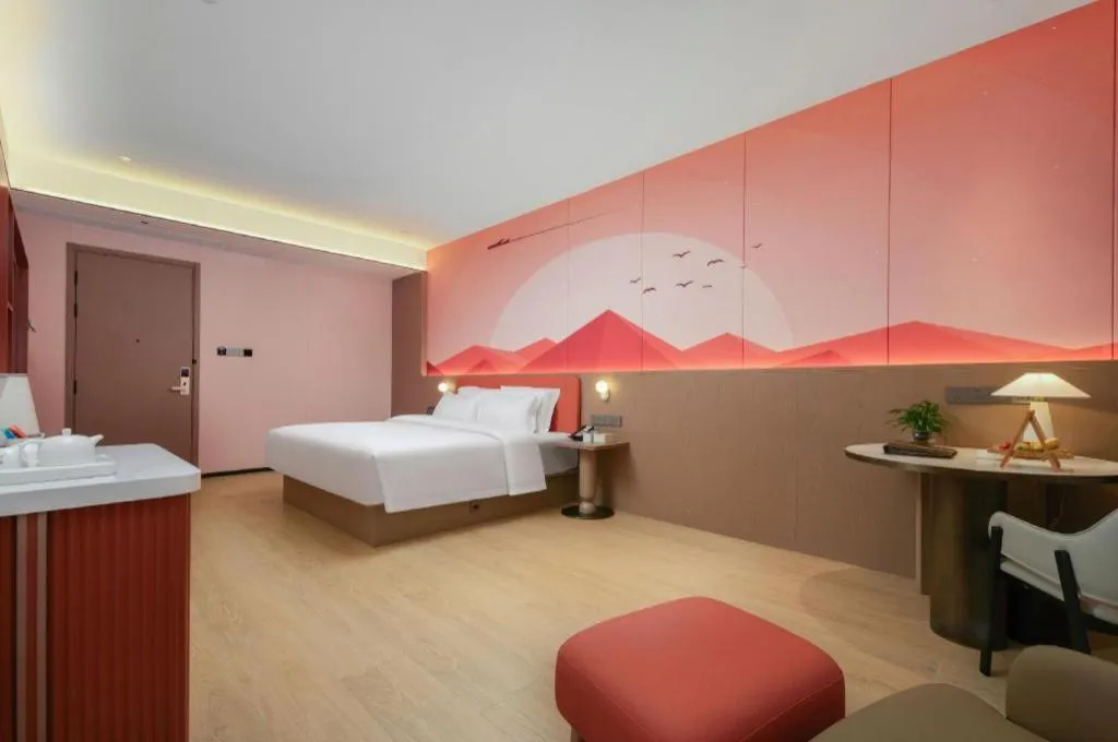 Bed in Quanzhou Binhai Hotel