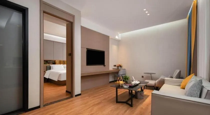 Bed in Quanzhou Binhai Hotel