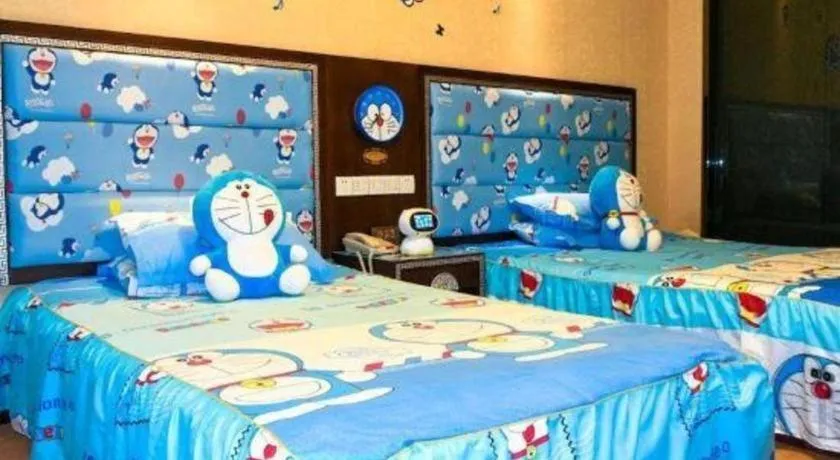 Bed in Dunhuang Dunhe Hotel