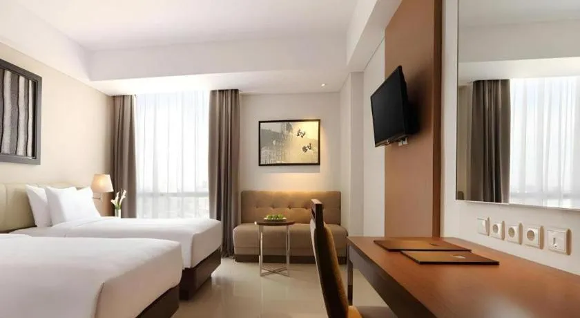 Bed in Hotel Santika Premiere Kota Harapan Indah