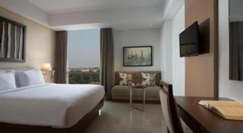 Bed in Hotel Santika Premiere Kota Harapan Indah