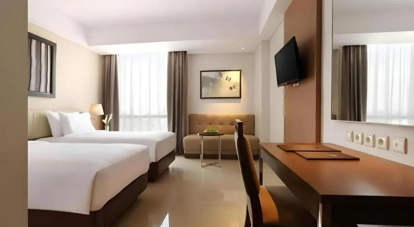 Bed in Hotel Santika Premiere Kota Harapan Indah