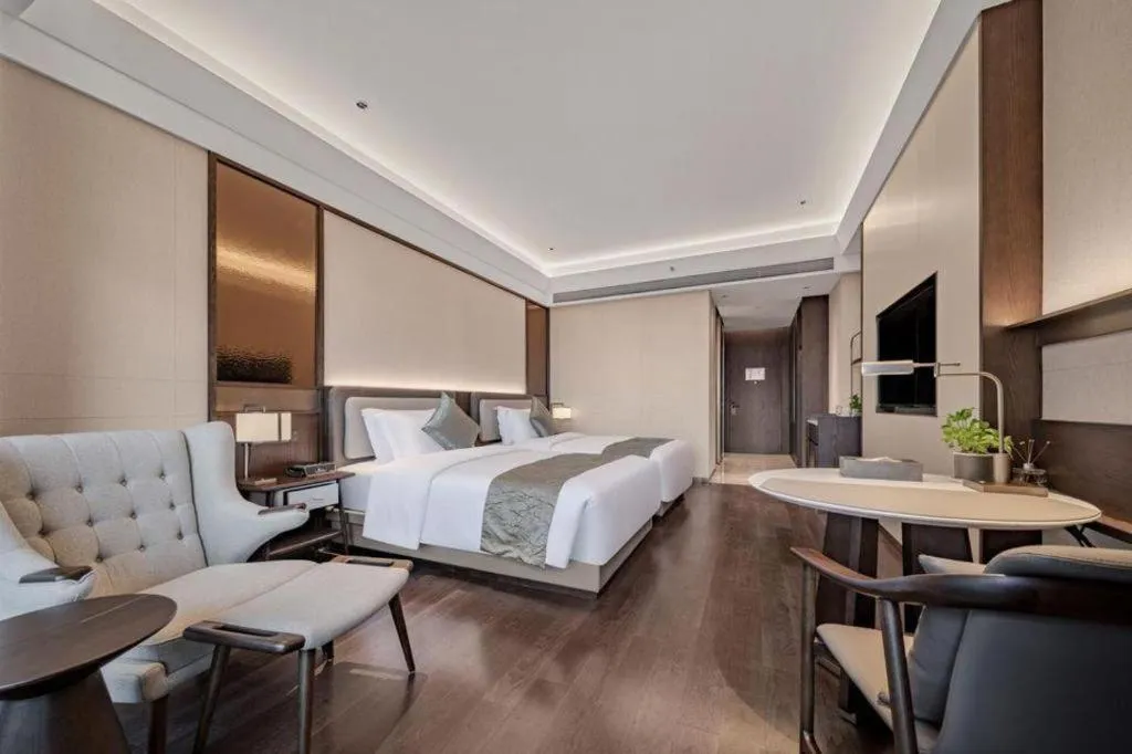 Bed in Dongguan Yingbin Hotel