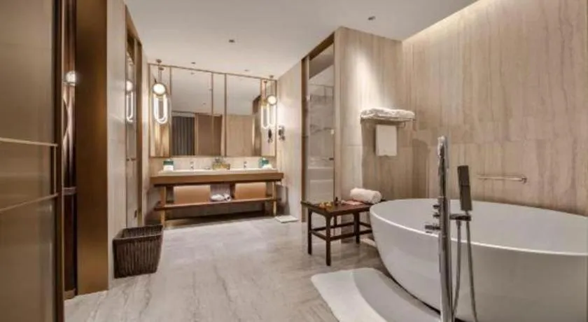 Bed in Dongguan Yingbin Hotel