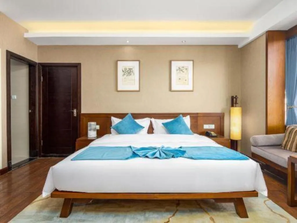 Bed in Lijiang Ziyue Hotel