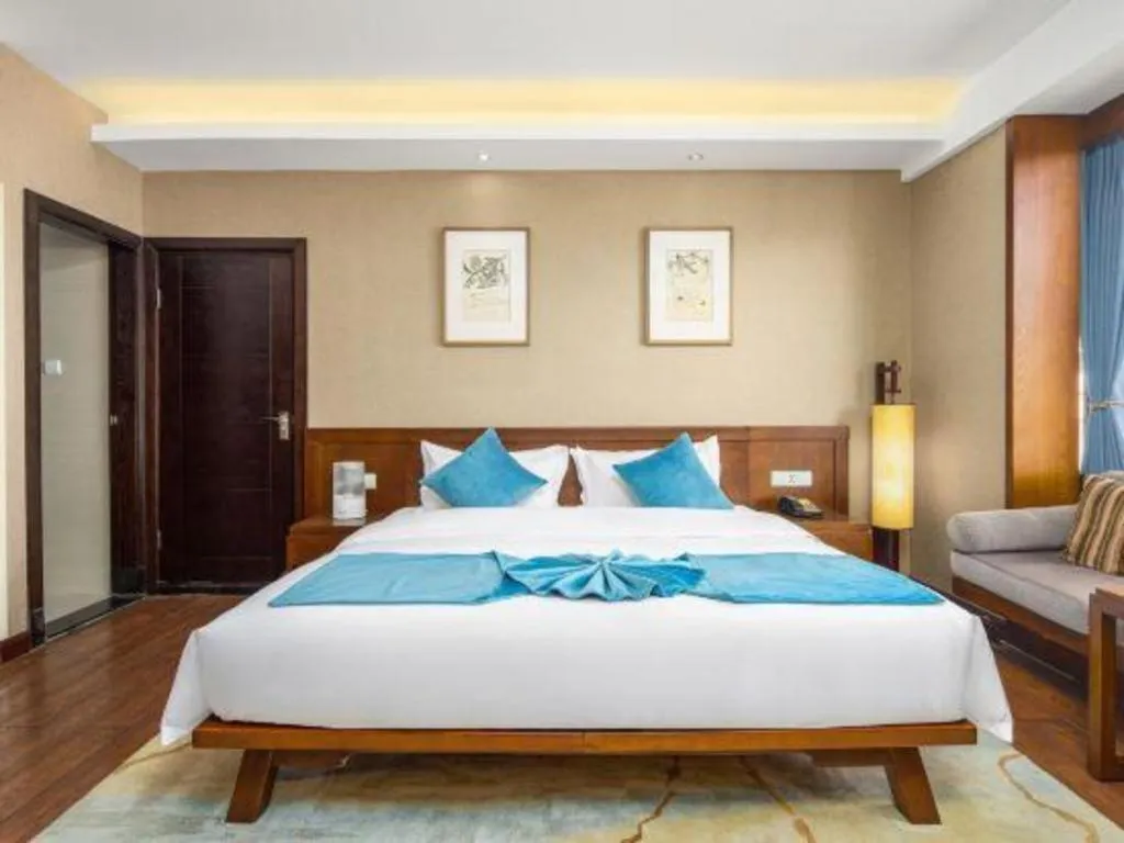 Bed in Lijiang Ziyue Hotel