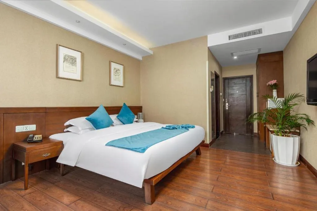 Bed in Lijiang Ziyue Hotel