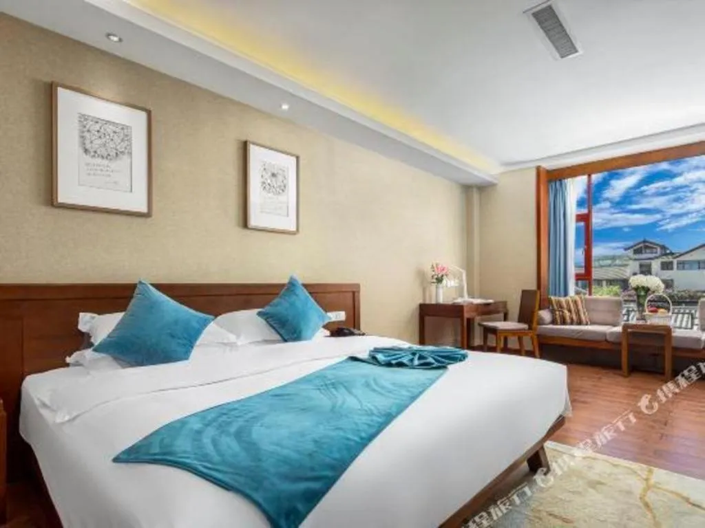 Bed in Lijiang Ziyue Hotel