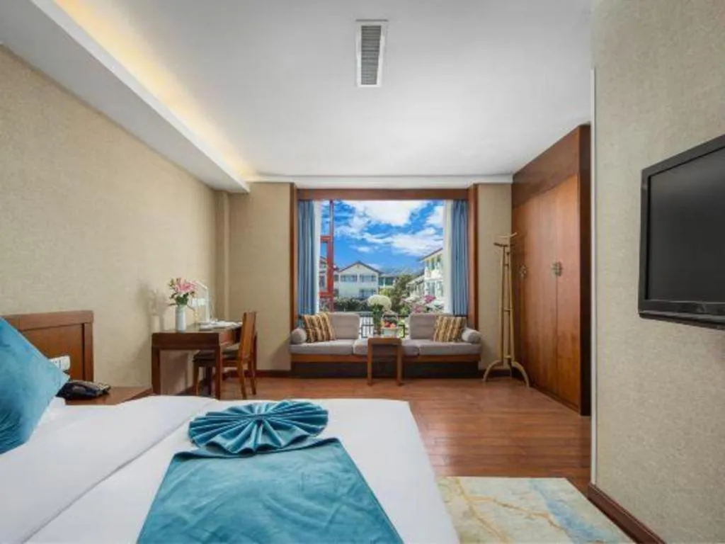 Bed in Lijiang Ziyue Hotel