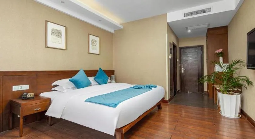 Bed in Lijiang Ziyue Hotel